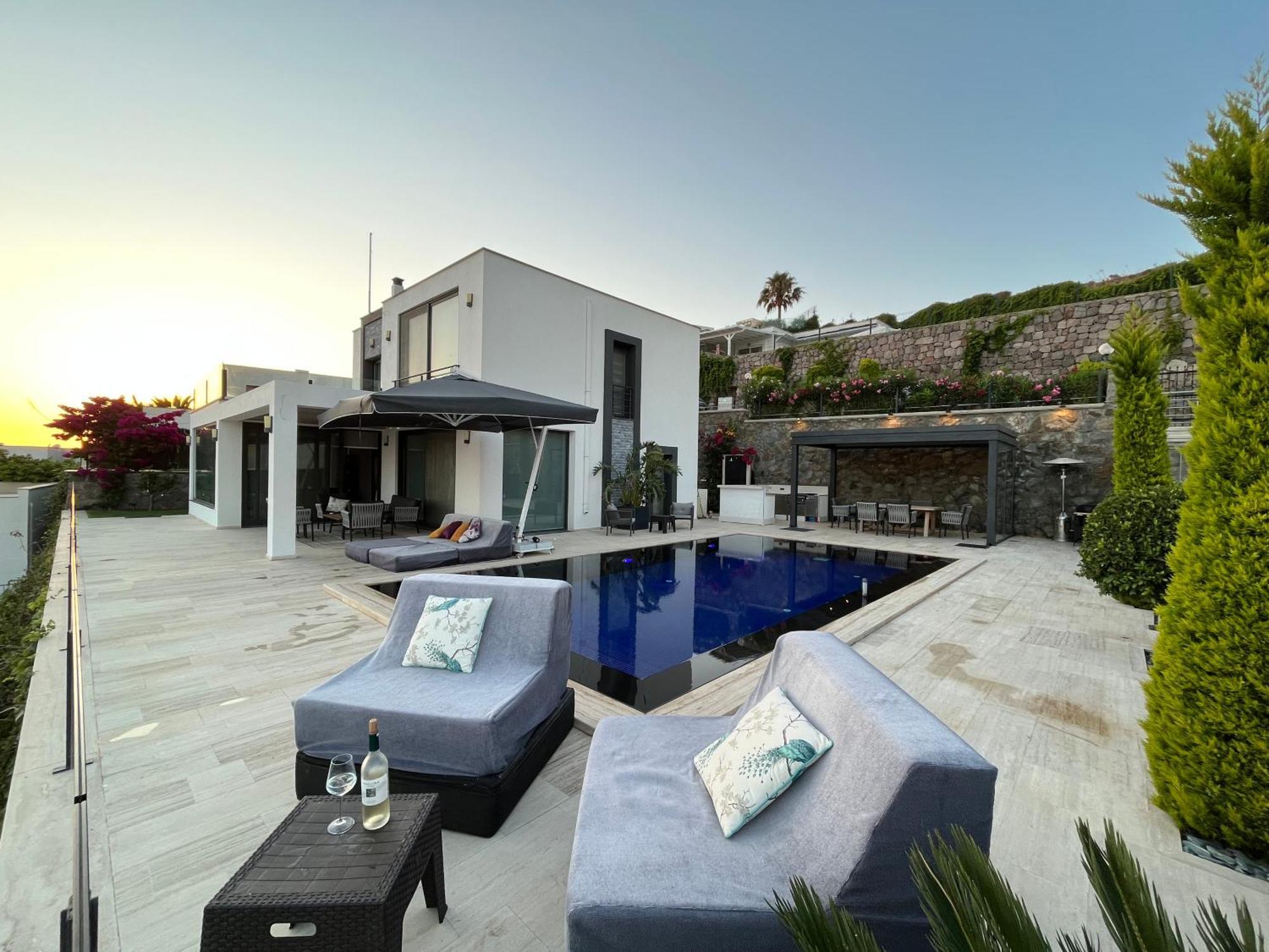 Villa Aylinda With Private Heated Pool Bodrum Exteriér fotografie